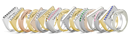 Stackable Love Rings Robert Young Jewellery 